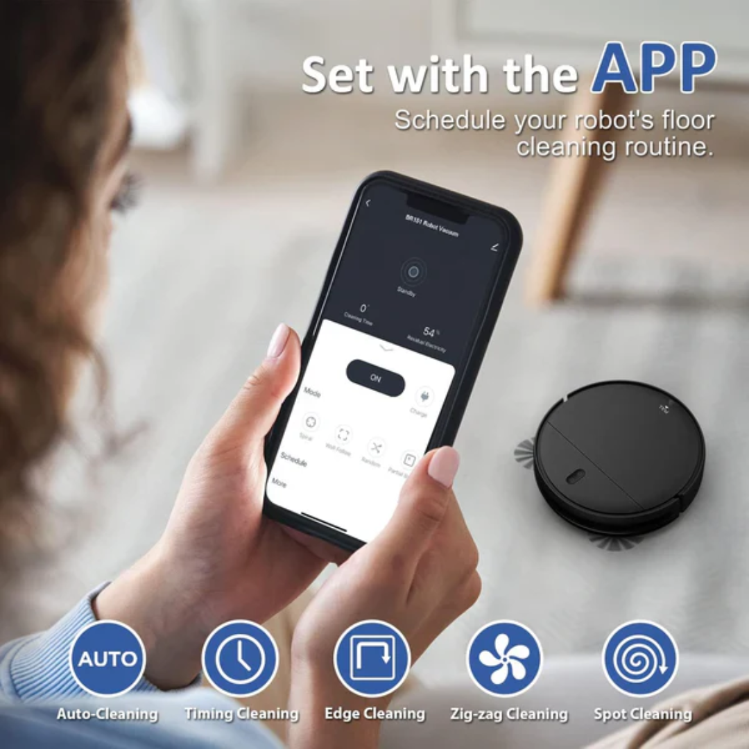 Ruby Robot Vacuum and Mop for Allergens
