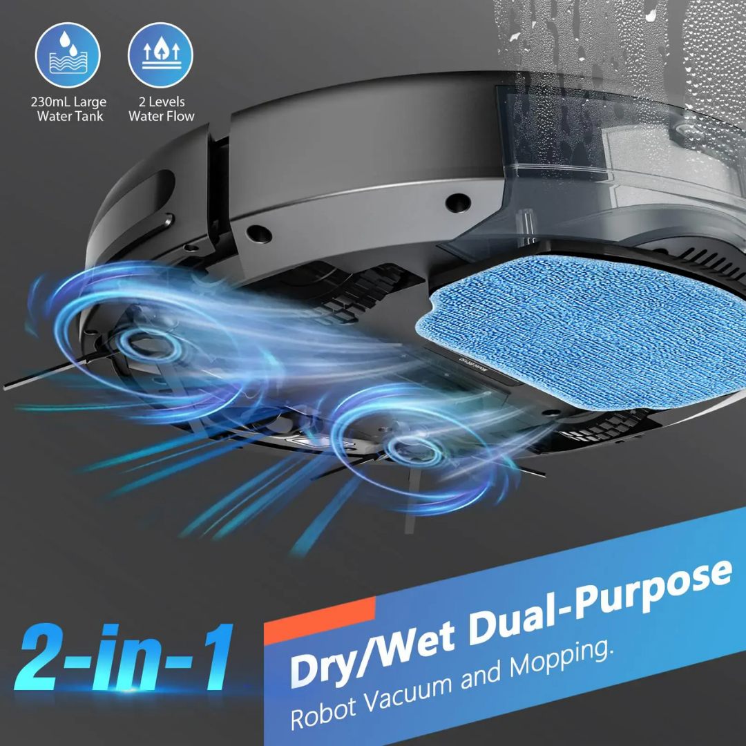 Ruby Robot Vacuum and Mop for Allergens
