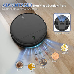 Ruby Robot Vacuum and Mop for Pet Hair and Debris